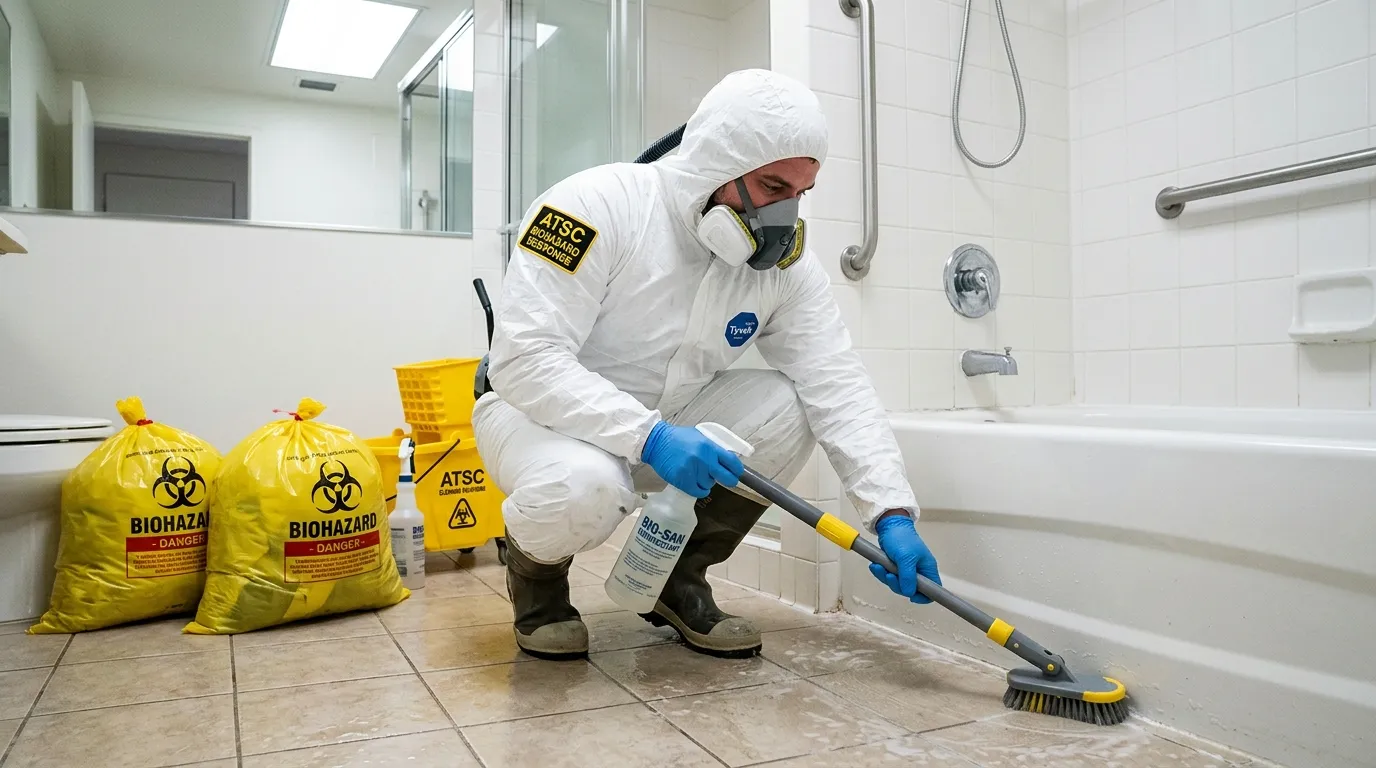 Decontamination equipment deployed for Blood Cleanup in Sharon Hill